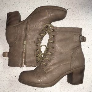 Light brown Combat boots